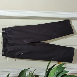 Under Armour Men's Black Fleece Lined Sweatpants w/Drawstring Waist Size Large
